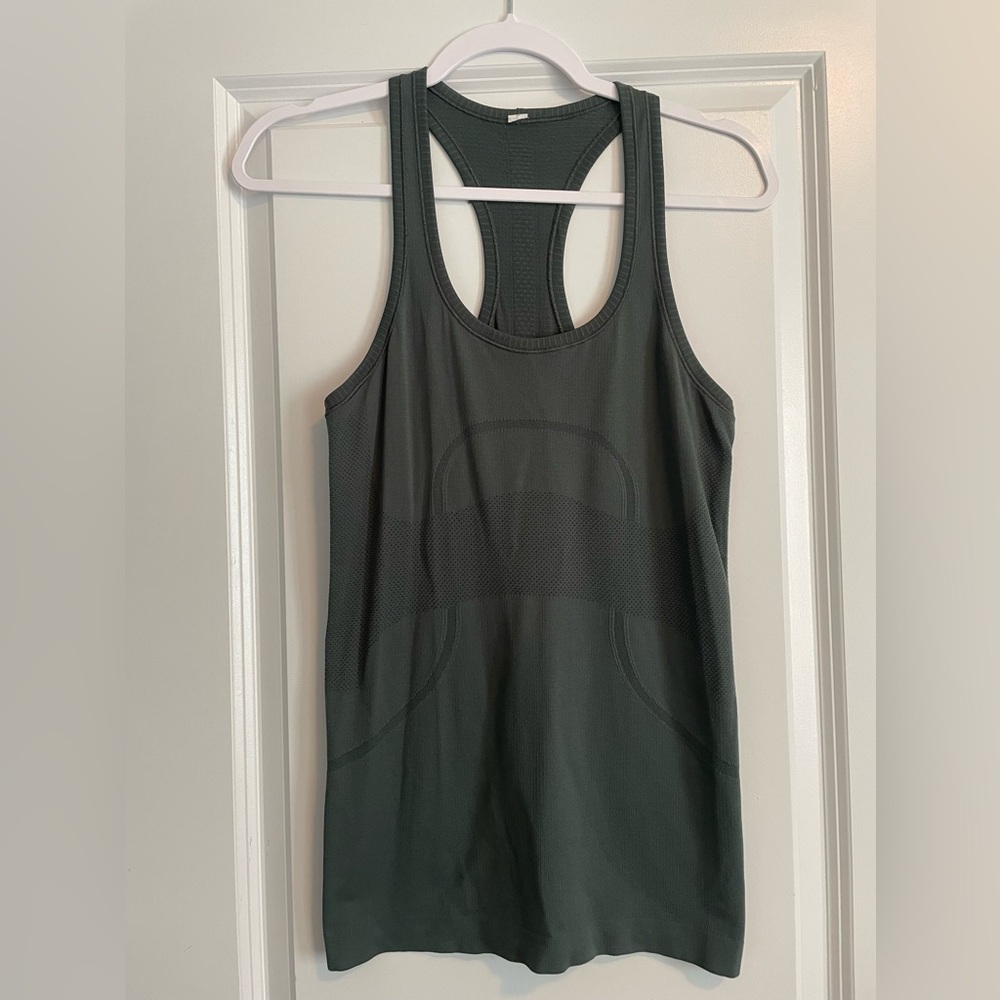 Lululemon Women’s Dark Green Athletic Tank Top